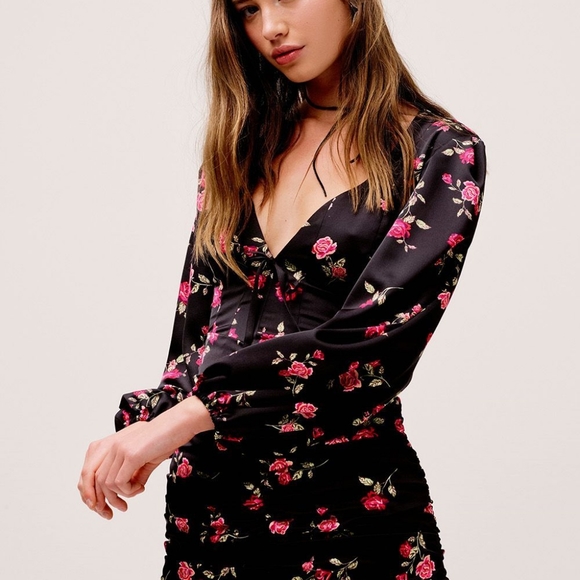 For Love and Lemons Wyatt Mini Dress - Picture 2 of 10